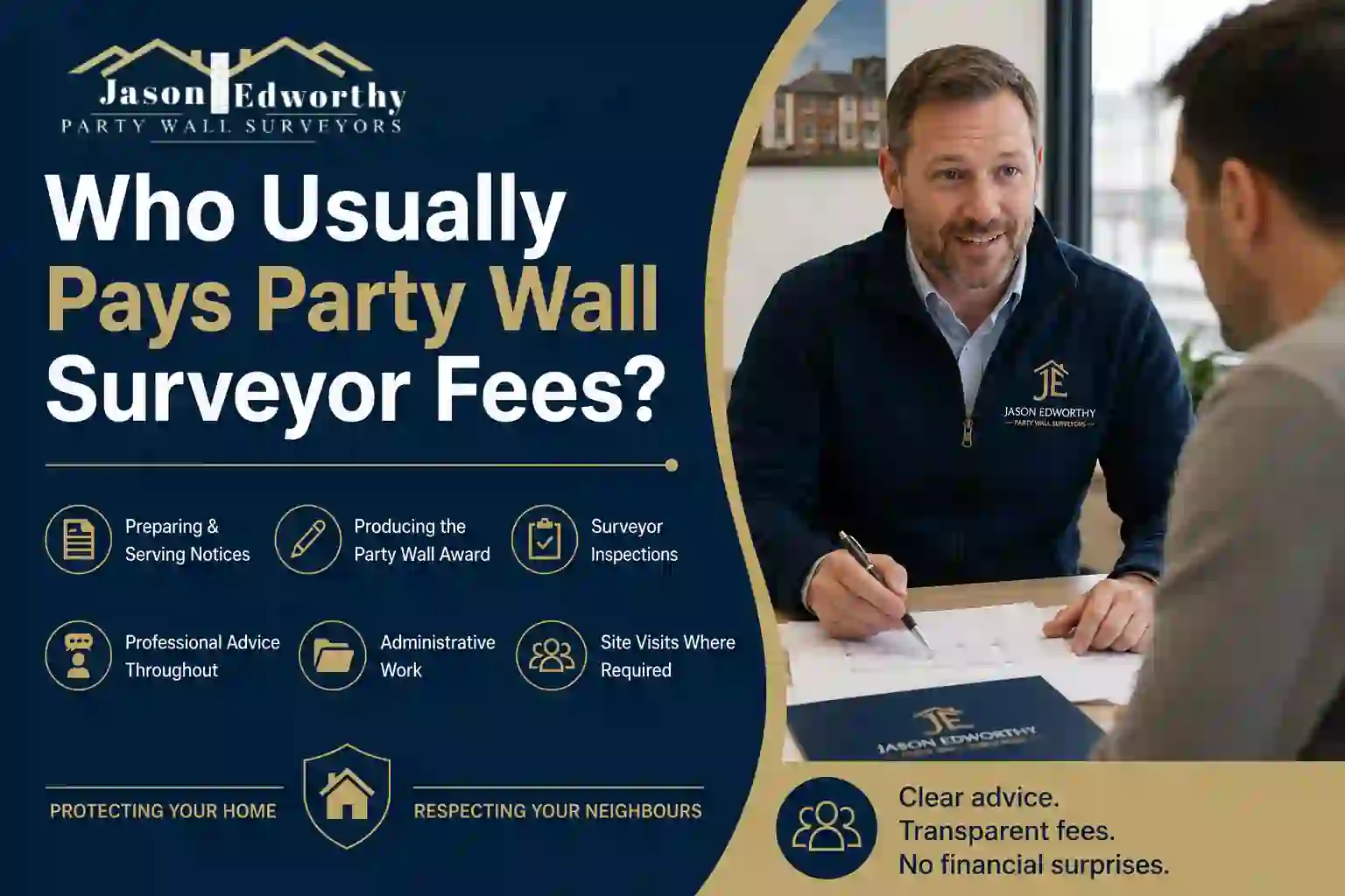 Who Usually Pays Party Wall Surveyor Fees Huddersfield?