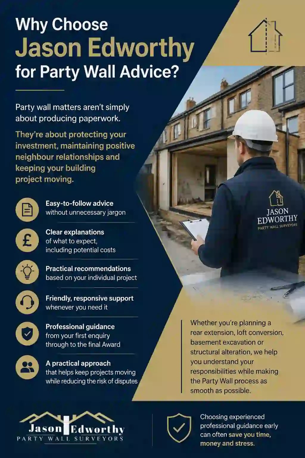 Why Choose Jason Edworthy for Party Wall Advice Huddersfield?